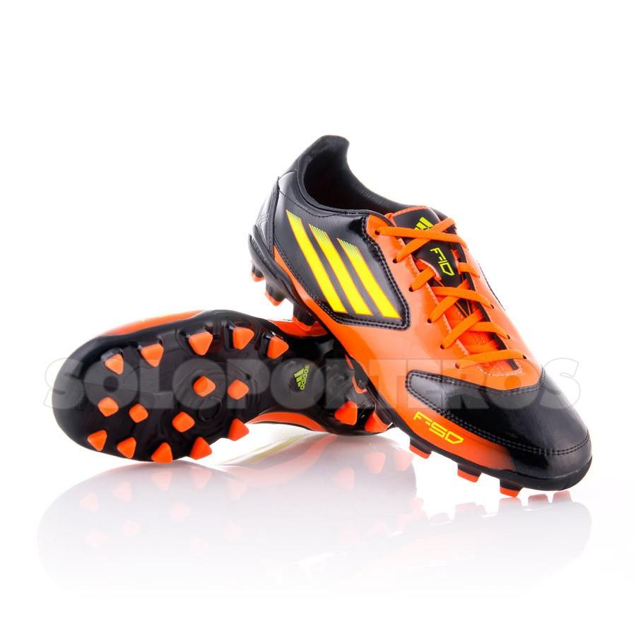 Foto Bota jr f10 trx agnegra-naranja