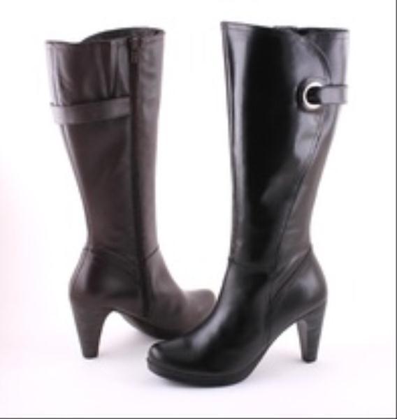 Foto bota mujer piel tacÓn , negro, marron, talla 35 - botas - mujer