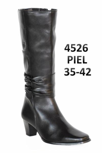 Foto bota piel adorno nudos, negro, talla 35 - botas - mujer - zapato