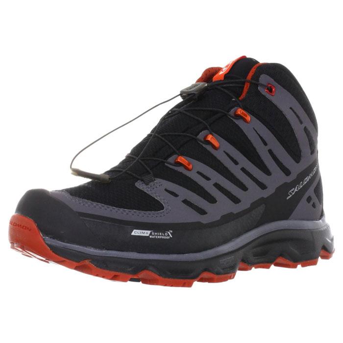 Foto Bota Salomon Synapse Mid CS WP Negro/Gris/Naranja