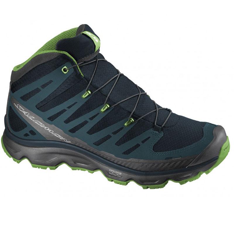 Foto Bota Salomon Synapse Mid CS WP Negro/Gris/Verde