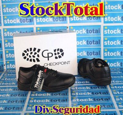 Foto Bota Zapato Seguridad Checkpoint Cuero Negro Thinsulate Talla 43   4510 Bch2
