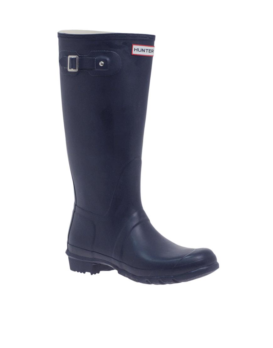 Foto Botas de agua altas clásicas de Hunter Azul