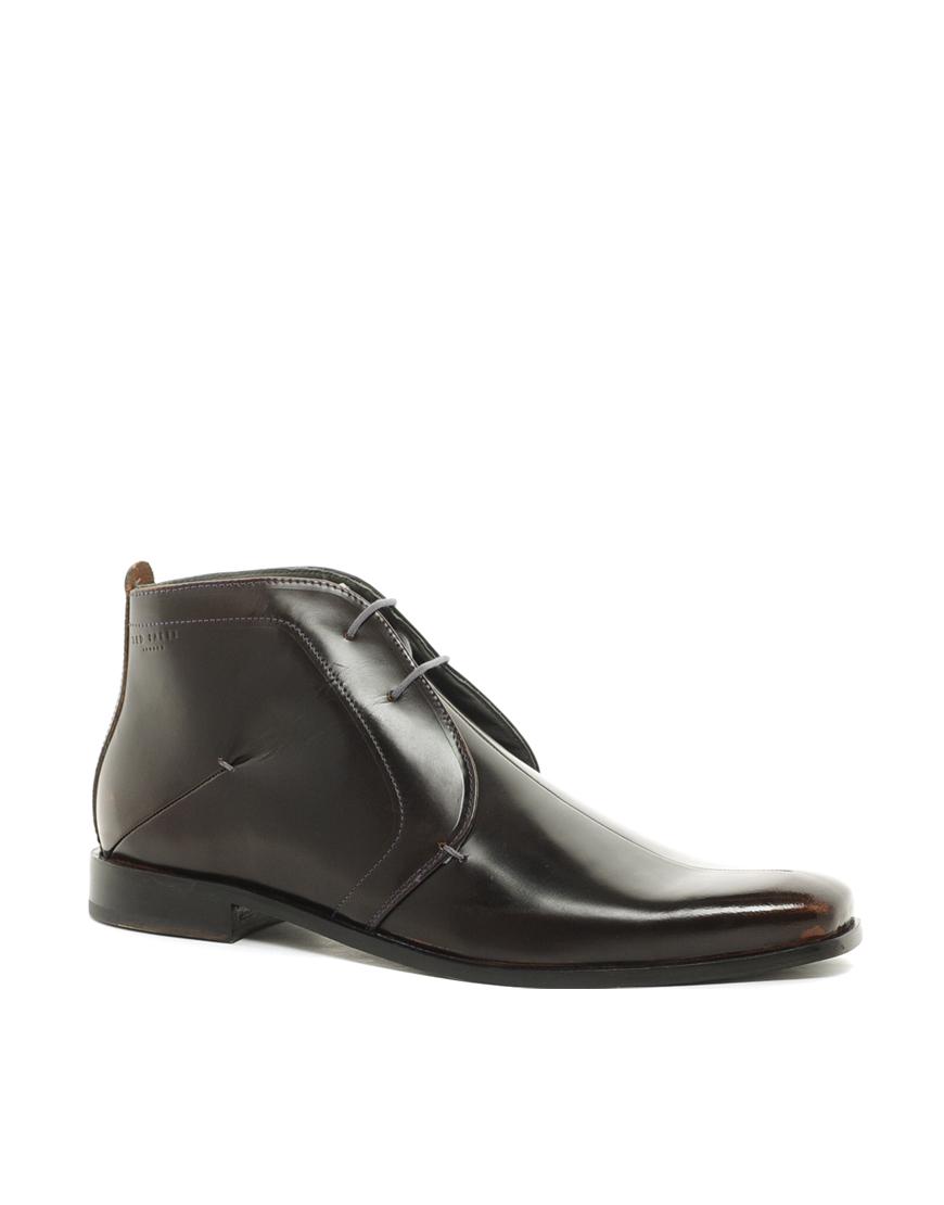 Foto Botas de cuero Torren de Ted Baker Marrón