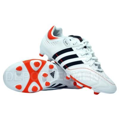 Foto Botas de fútbol adidas 11core trx fg lea - blanco - naranja - negro