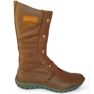 Foto Botas Deluxe Todo Piel Napa Marron N�36 Girl Leather Boots