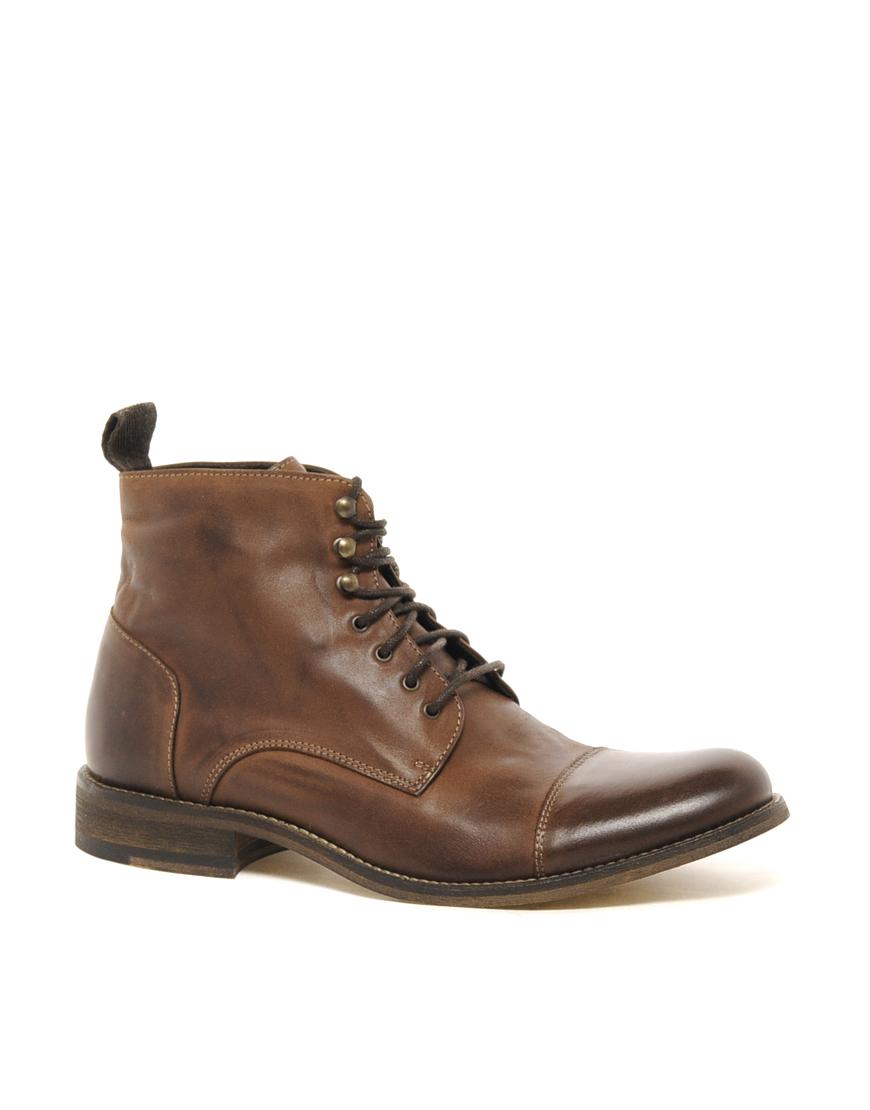 Foto Botas Homme Caleb de Selected Marrón