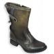 Foto Botas moteras Bunker de mujer taupe