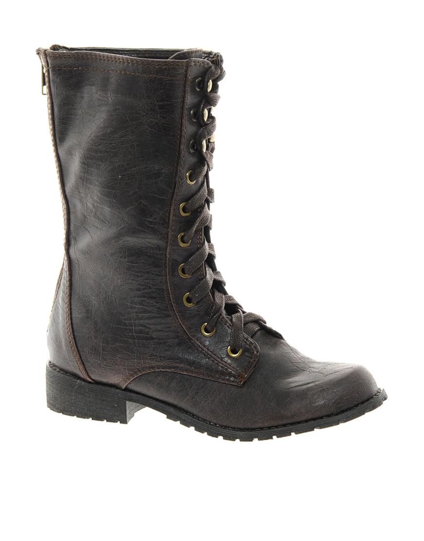 Foto Botas moteras de London Rebel Marrón