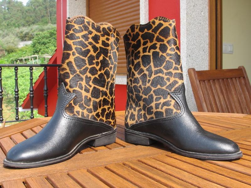 Foto Botas Piel Print Animal, Num 40