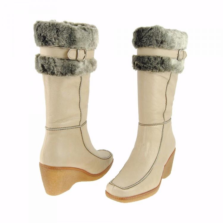 Foto Botas piel wonders modelo G-3003