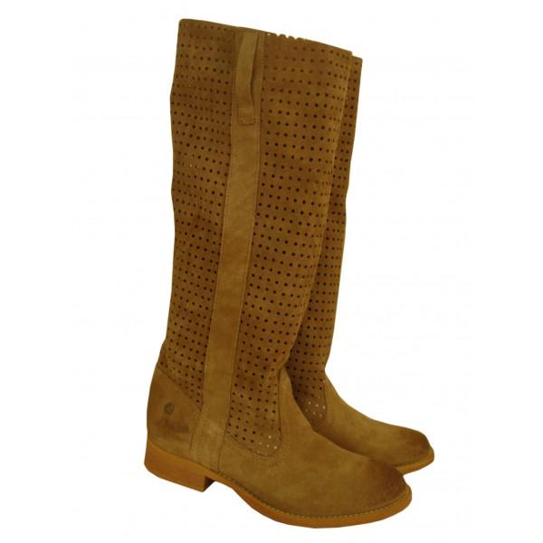 Foto Botas serraje puntos is to me 39 Tostado