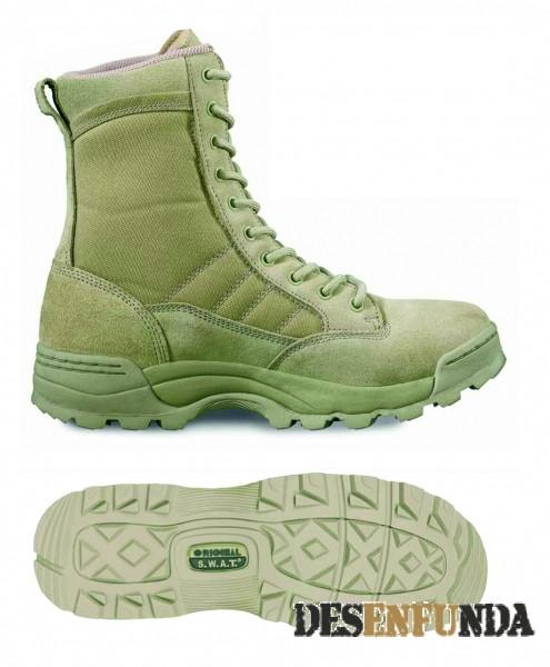Foto Botas Tácticas Originial S.W.A.T. Classic 9 Cuero de grano completo Tallas 36 a 47 Beige 34801