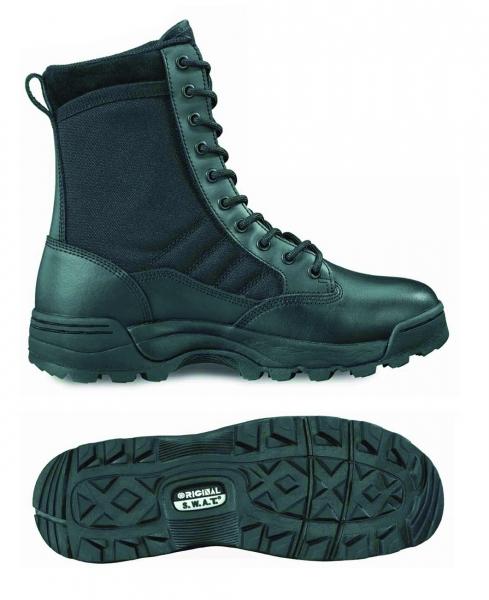Foto Botas Tácticas Originial S.W.A.T. Classic 9 Cuero de grano completo Tallas 36 a 47 Negra 34800