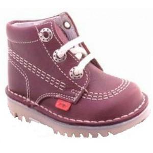 Foto Botas tipo kiker piel 25-41 guinda