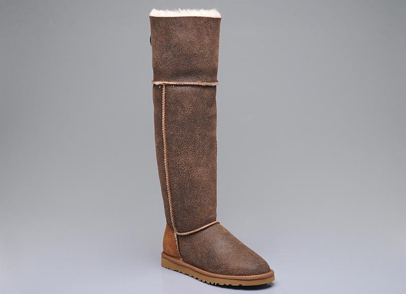 Foto Botas Ugg Over The Knee Bailey Button Mujer Botas 3172 - Chocolate