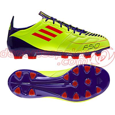 Foto botas/adidas:f50 adizero trx hg (lea) 9 amaele/inf
