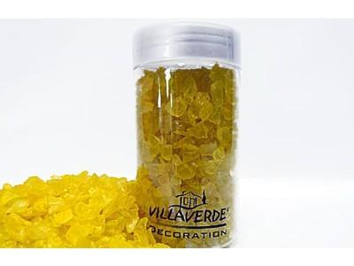 Foto Bote Cristal Mineral 450 Gr Amarillo