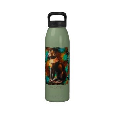 Foto Botella de agua de Bastet de dios del gato de Egip