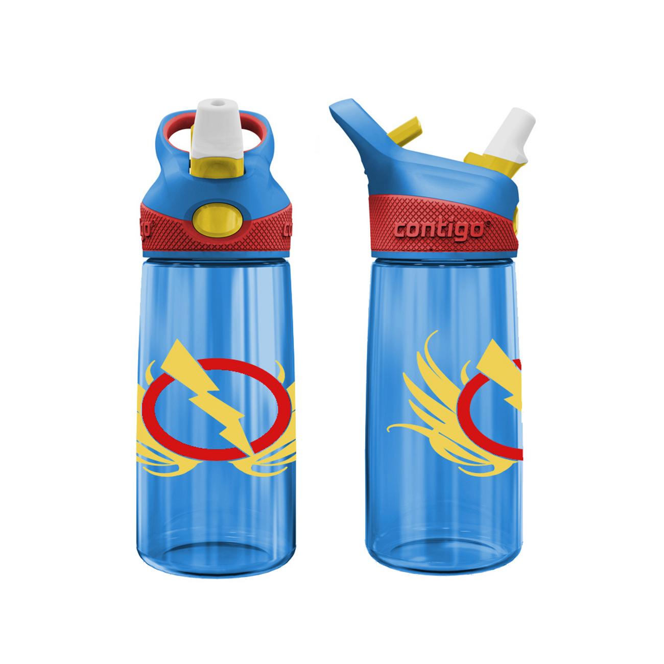 Foto Botella para beber Contigo Striker rojo/azul para niño