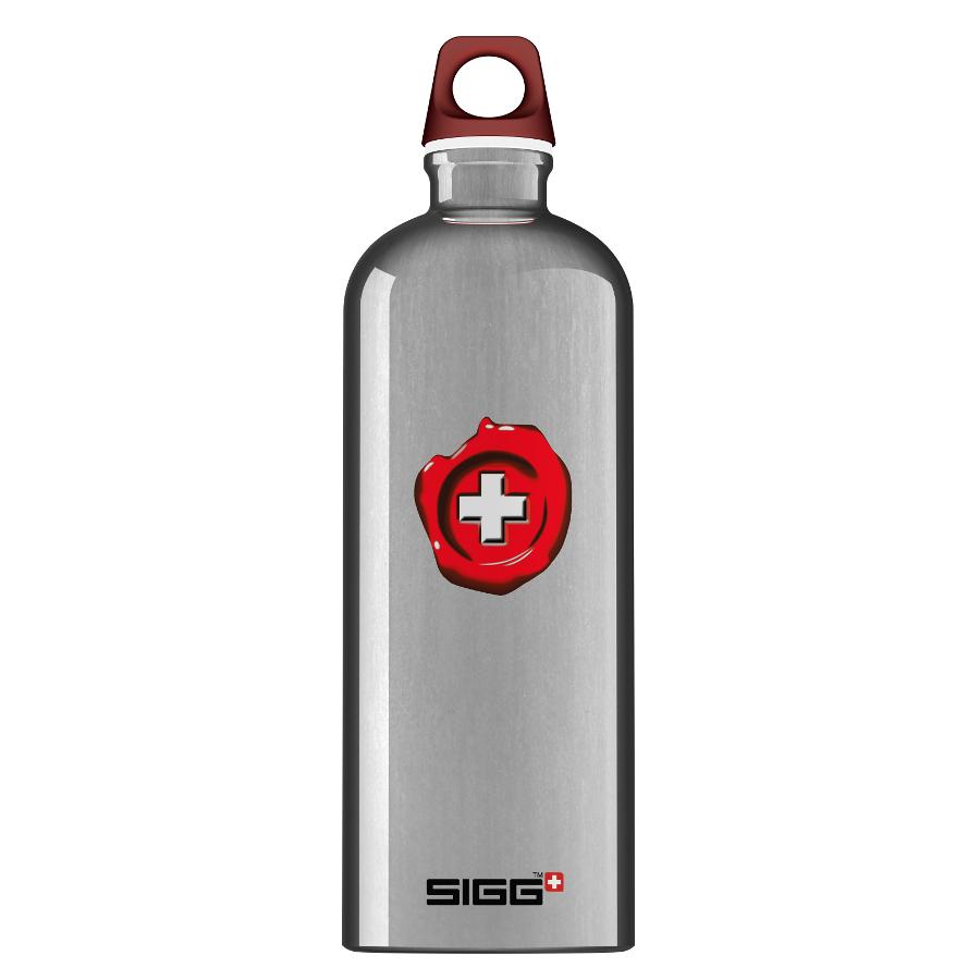 Foto Botella para beber Sigg Swiss Quality 1.0l gris