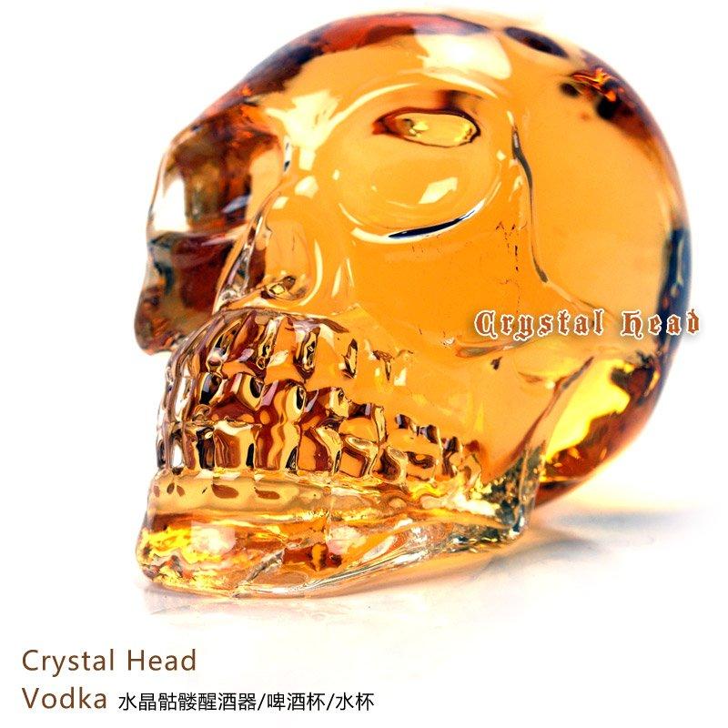 Foto botella principal noveltly cristalina creativa 330ml del cráneo de la vodka con p al por menor