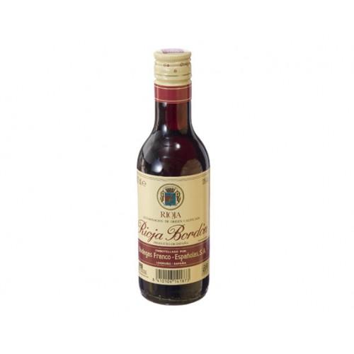 Foto Botella vino tinto rioja bordón 18,5 cl.