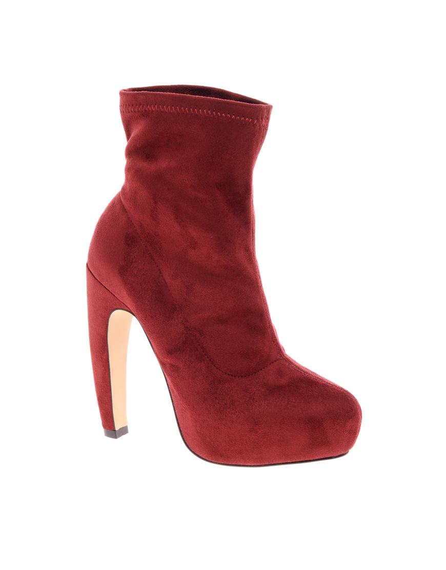 Foto Botines AURA de ASOS Oxblood