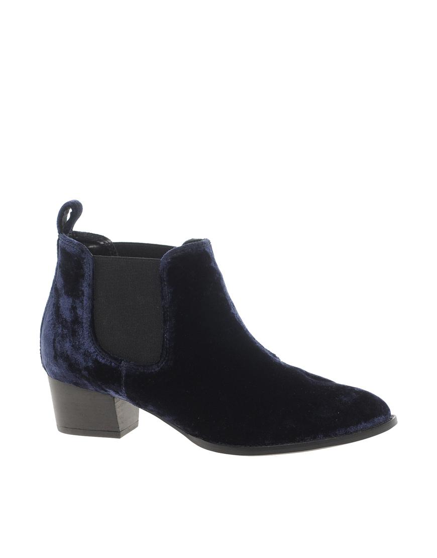 Foto Botines Chelsea ACCEDE de ASOS Azul marino