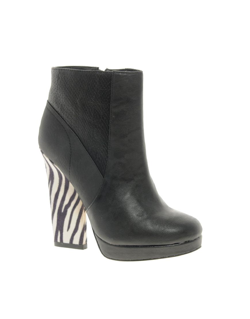 Foto Botines de tacón afilado Polly de River Island Negro