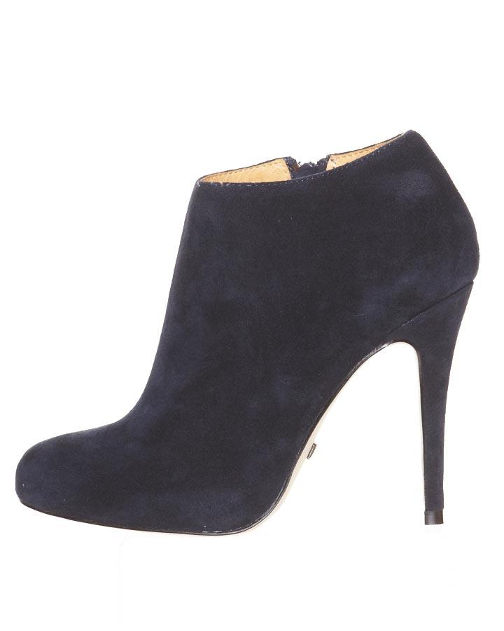 Foto Botines De Tacón De Ante Kid De Buffalo - Azul