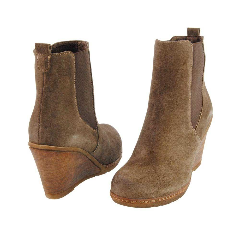 Foto Botines serraje taupe Wonders L-7904