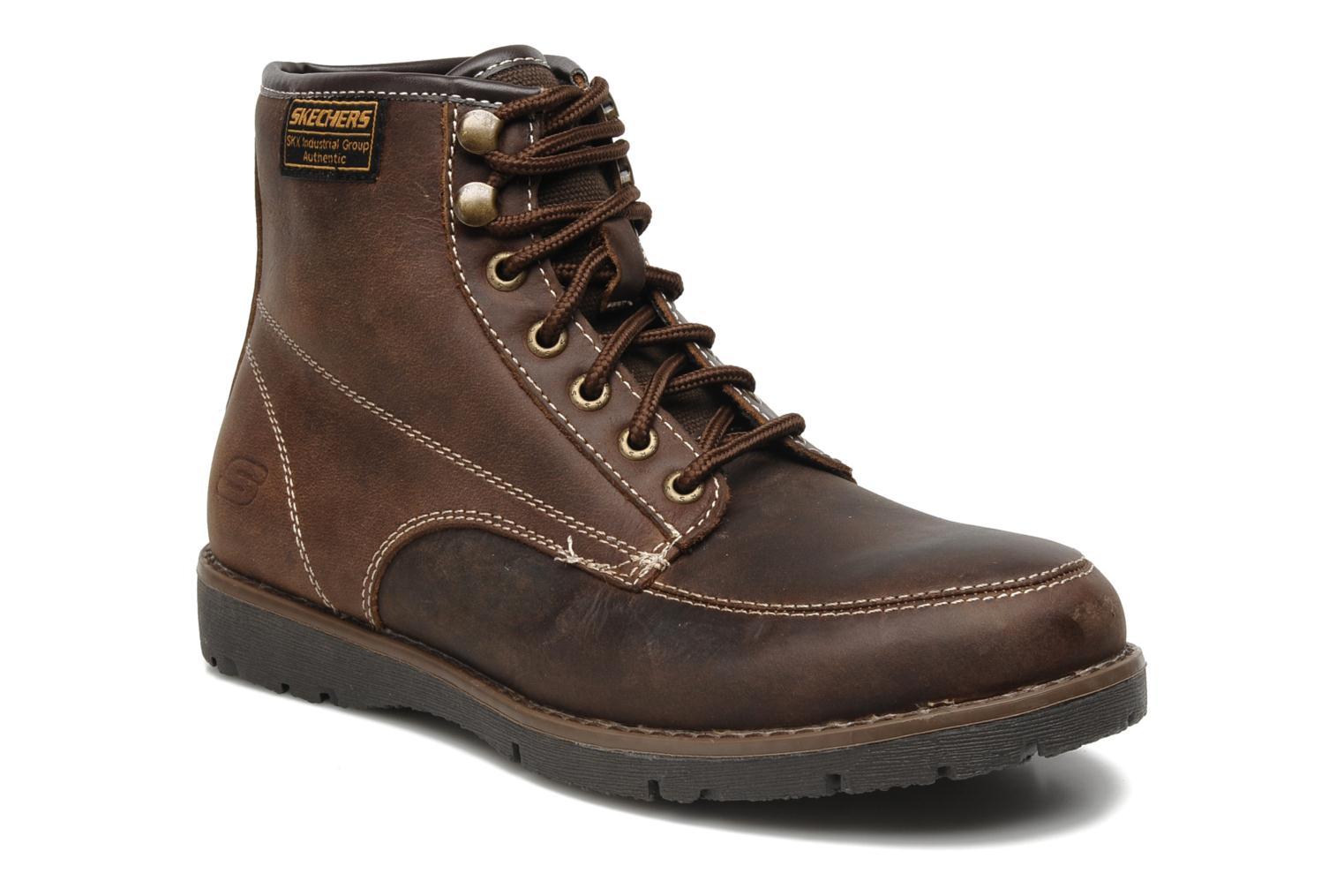 Foto Botines Skechers Toe stitch lace up Boot 63602 Hombre