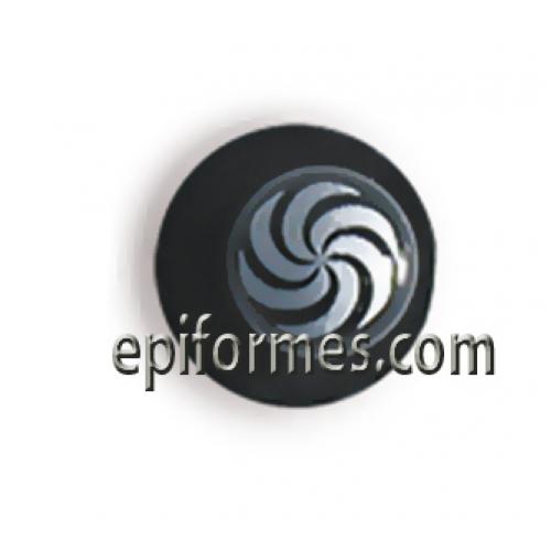 Foto BOTON CHAQUETA COCINA VERTICE NEGRO