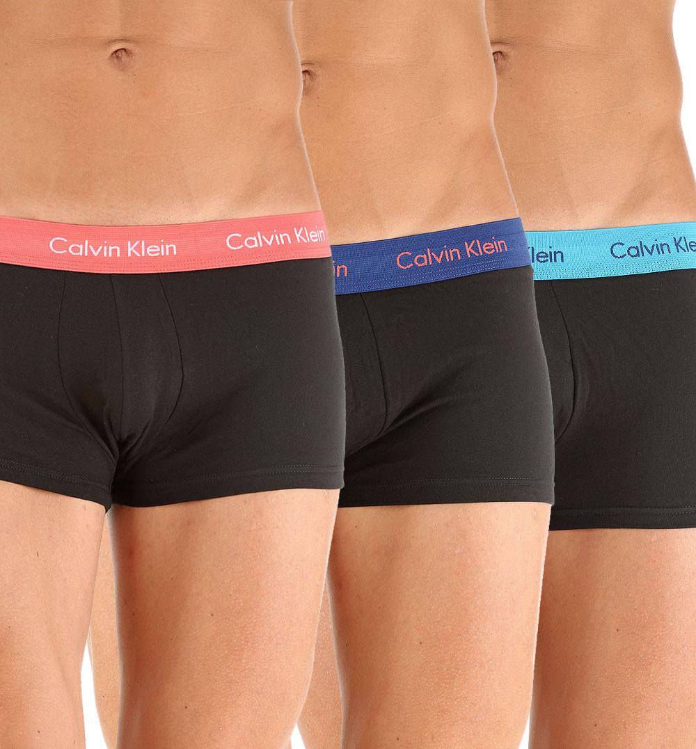 Foto Boxer Hombre Calvin Klein U2664G-BSH Pack 3 Low Rise Trunk