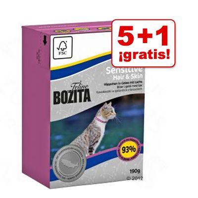 Foto Bozita en gelatina 5 1 gratis! 6 x 190 g - Large