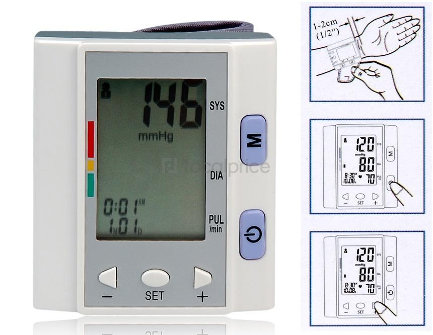 Foto BP-202H diseño de la muñeca monitor de presión arterial