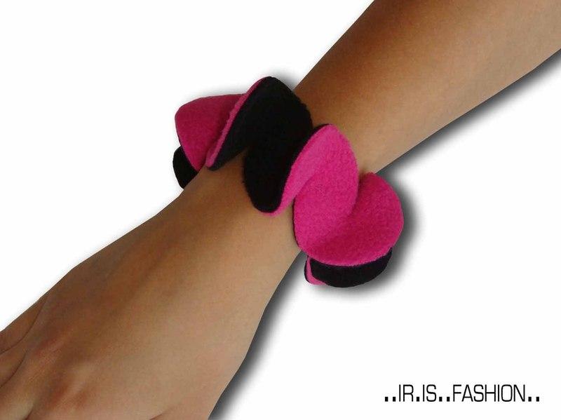 Foto Bracelet Kate in pink/ black
