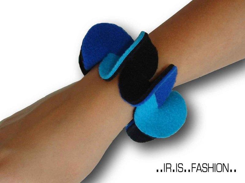 Foto Bracelet Kate in turquoise/ sky-blue/ black