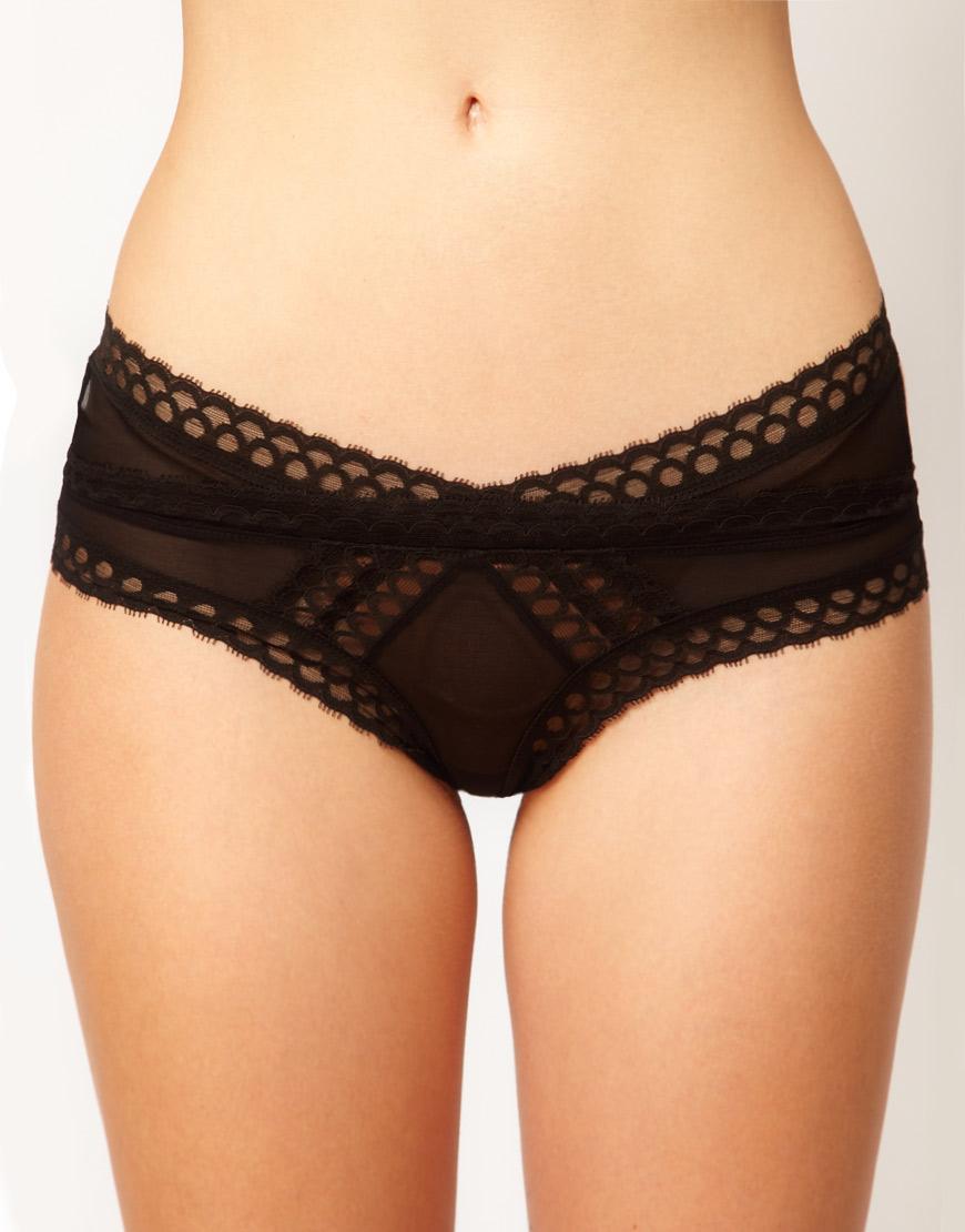 Foto Braguita con detalle cruzado Delena de Myla Negro