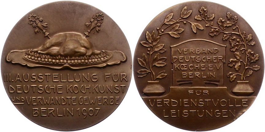 Foto Brandenburg-Berlin, Stadt Bronzemedaille 1907