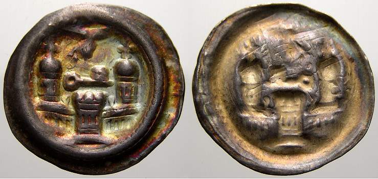 Foto Brandenburg-Preußen Brakteat 1184-1192