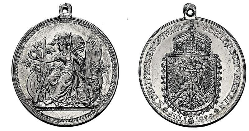 Foto Brandenburg-Preußen Medaille 1890