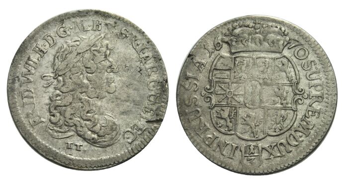 Foto Brandenburg Preussen 1/3 Taler 1670