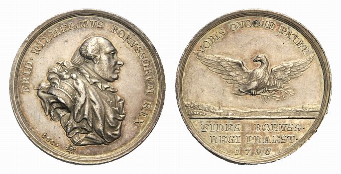 Foto Brandenburg-Preussen Ar-Medaille 1796
