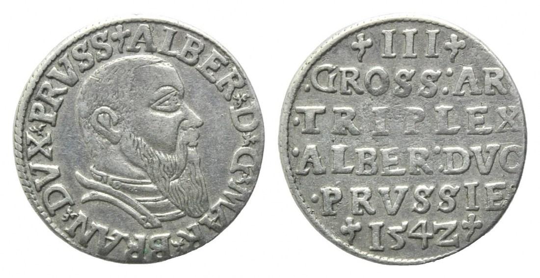 Foto Brandenburg-Preussen, Dreigröscher 1542,