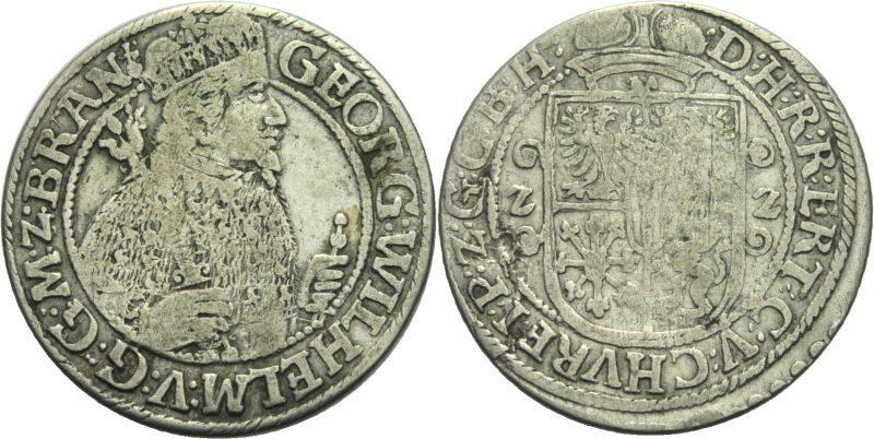 Foto Brandenburg Preussen Königsberg 1/4 Taler (Ort) 1622