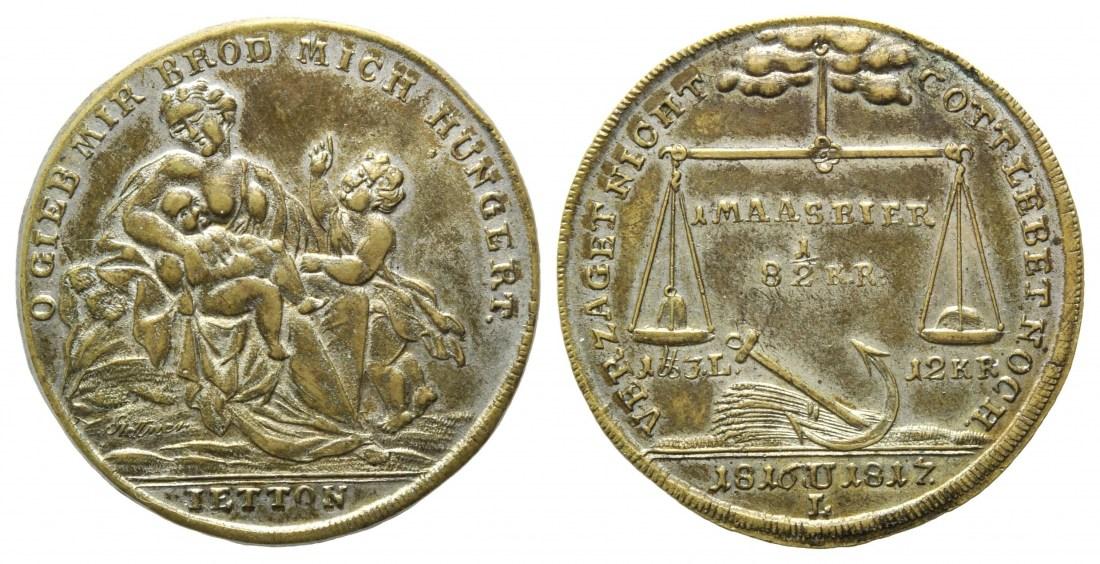 Foto Brandenburg-Preussen, Versilb Br -Med 1817 v Stettner,