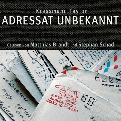 Foto Brandt, Matthias/Schad, Stephan: Adressat Unbekannt CD