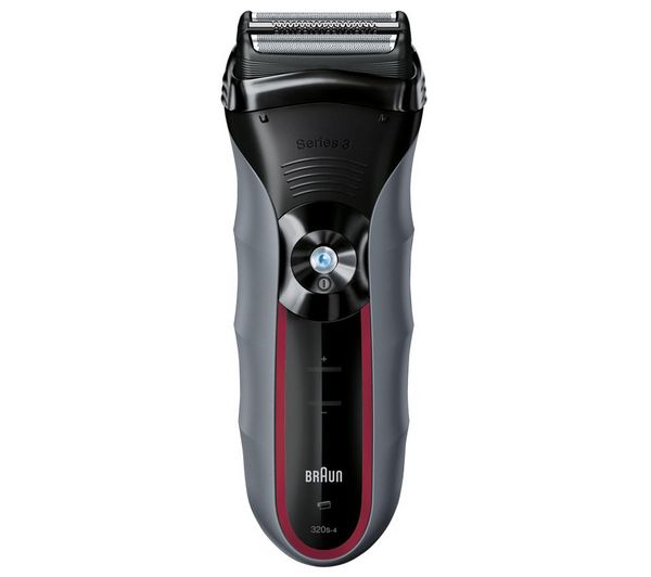 Foto Braun máquina de afeitar eléctrica series 3 320s-4 - gris + maquinilla